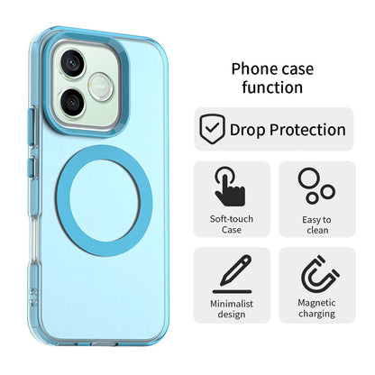 MagSafe-Hülle für Honor 600 Lite, Techsuit, CandyCase, Blau