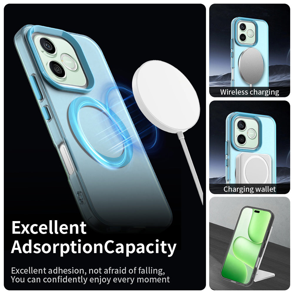 MagSafe-Hülle für Honor 600 Lite, Techsuit, CandyCase, Blau
