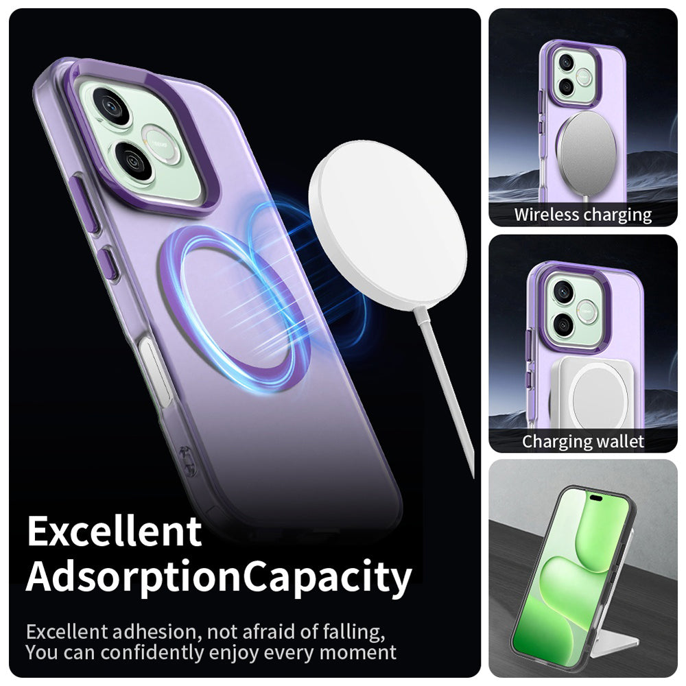 MagSafe-Hülle für Honor 600 Lite, Techsuit, CandyCase, Lila