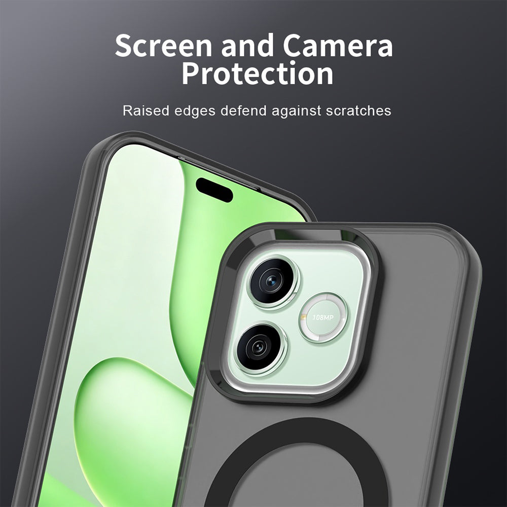 MagSafe-Hülle für Honor 600 Lite, Techsuit, CandyCase, Schwarz