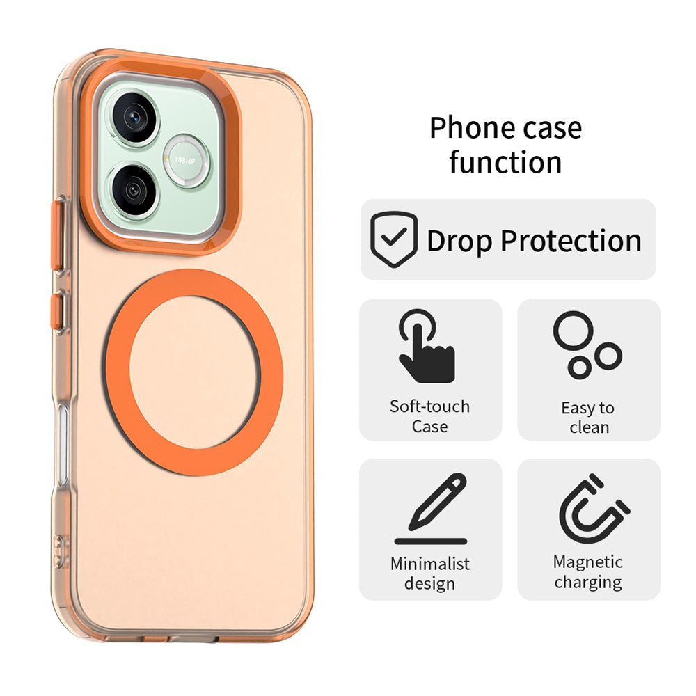 MagSafe-Hülle für Honor 600 Lite, Techsuit, CandyCase, Orange