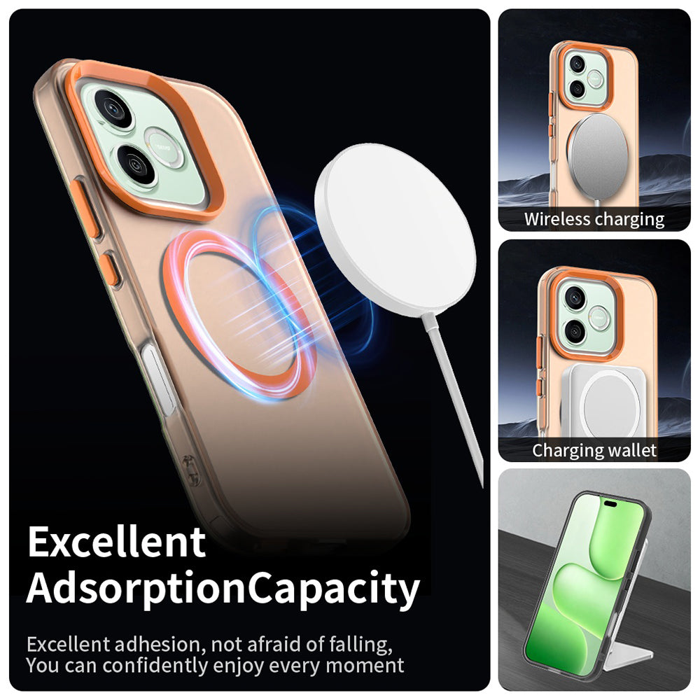 MagSafe-Hülle für Honor 600 Lite, Techsuit, CandyCase, Orange