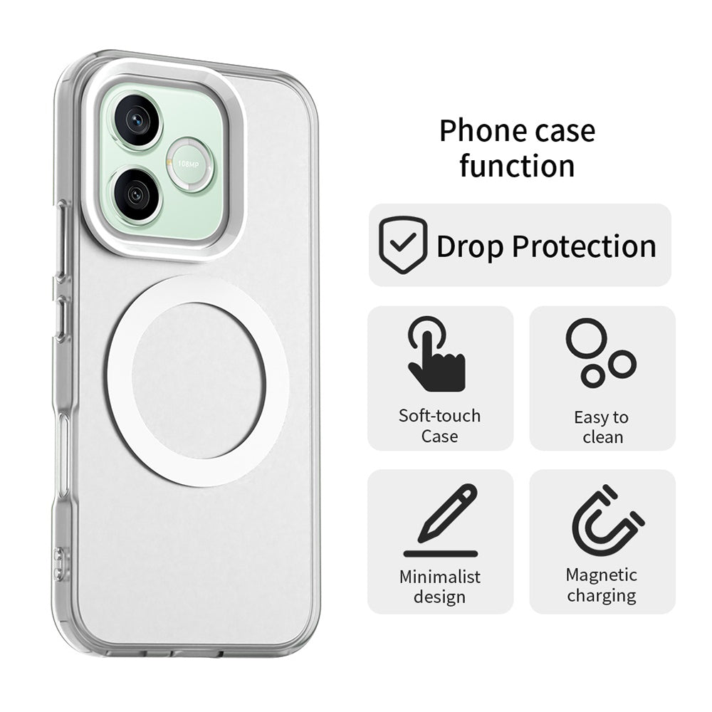 Coque MagSafe pour Honor 600 Pro / 600, Techsuit, CandyCase, Blanche