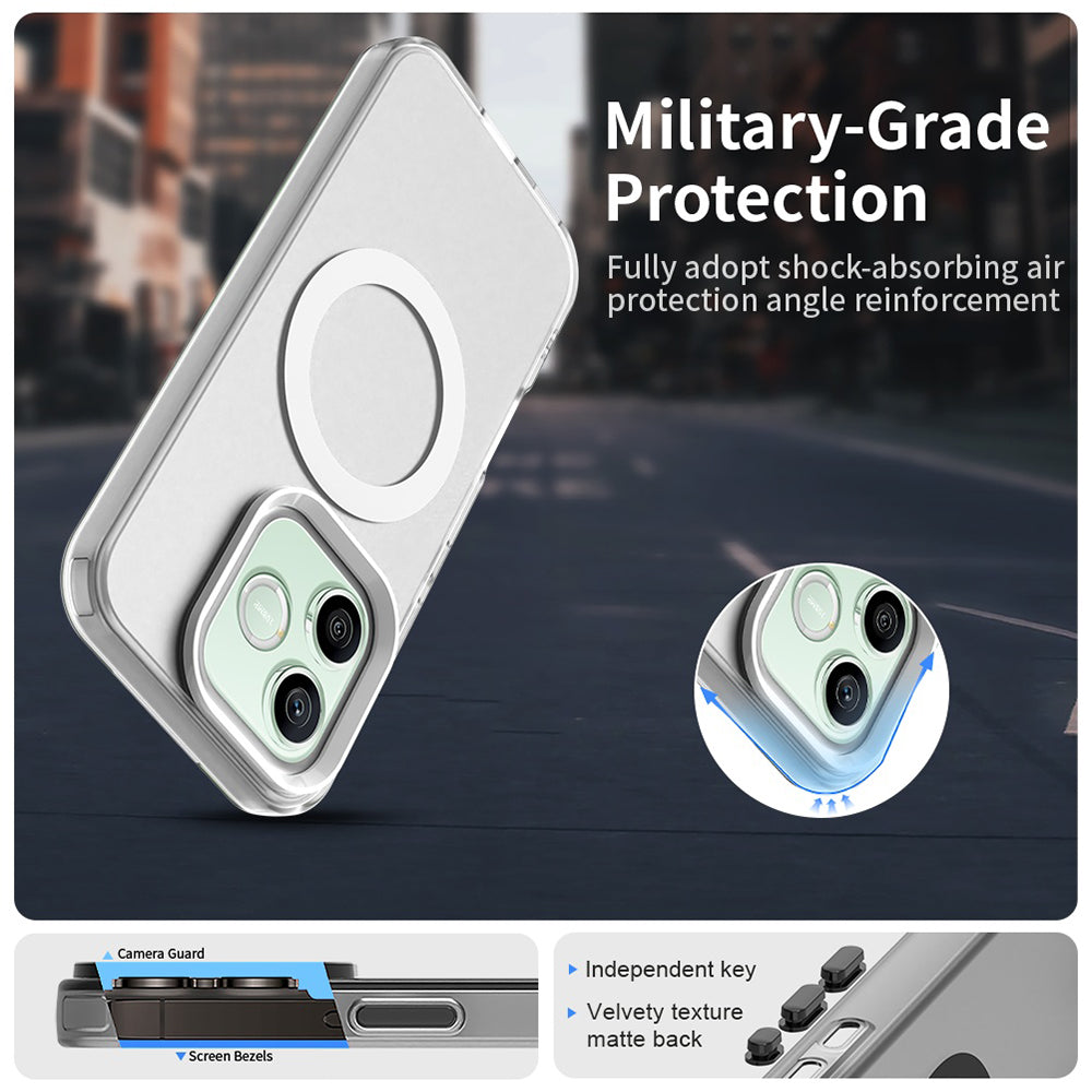 Coque MagSafe pour Honor 600 Pro / 600, Techsuit, CandyCase, Blanche
