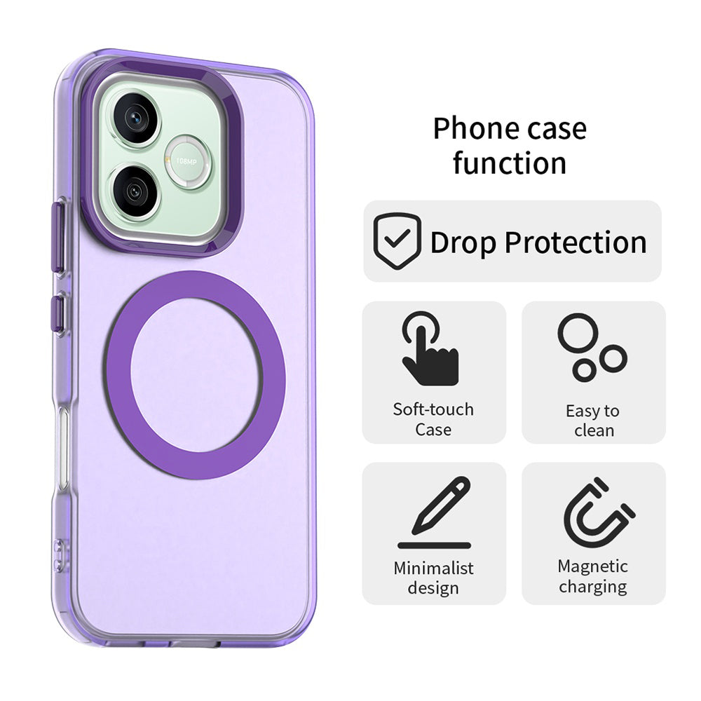 MagSafe Case for Honor 600 Pro / 600, Techsuit, CandyCase, Purple