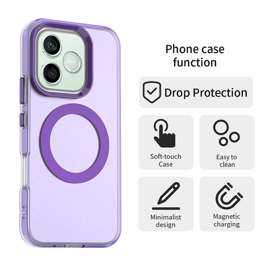 Coque MagSafe pour Honor 600 Pro / 600, Techsuit, CandyCase, Violet