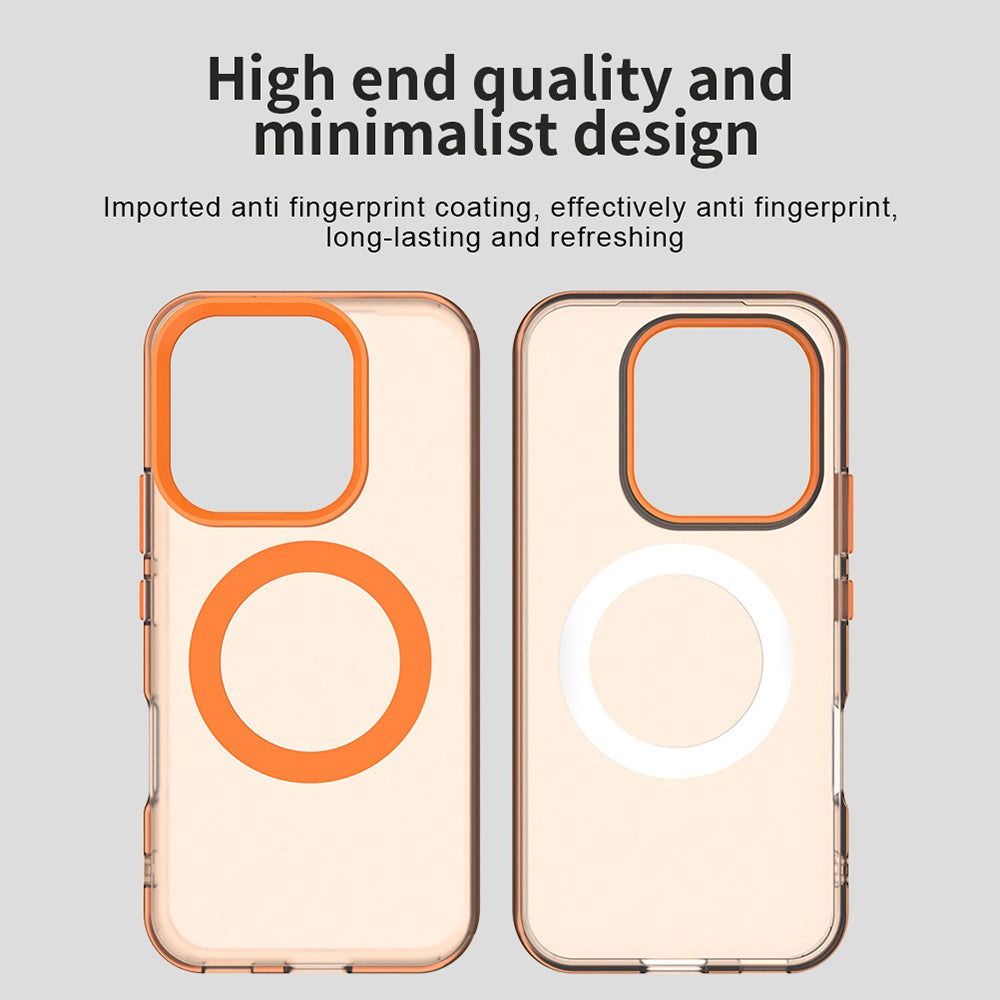 Coque MagSafe pour Honor 600 Pro / 600, Techsuit, CandyCase, Orange