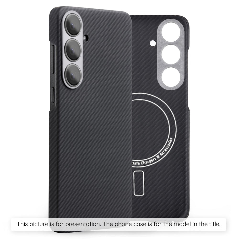 Coque MagSafe pour Honor Magic7 Pro, Techsuit, Fibre d'aramide, Noire