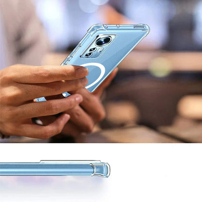 MagSafe Case for Honor X8c, Techsuit, Shockproof, Transparent