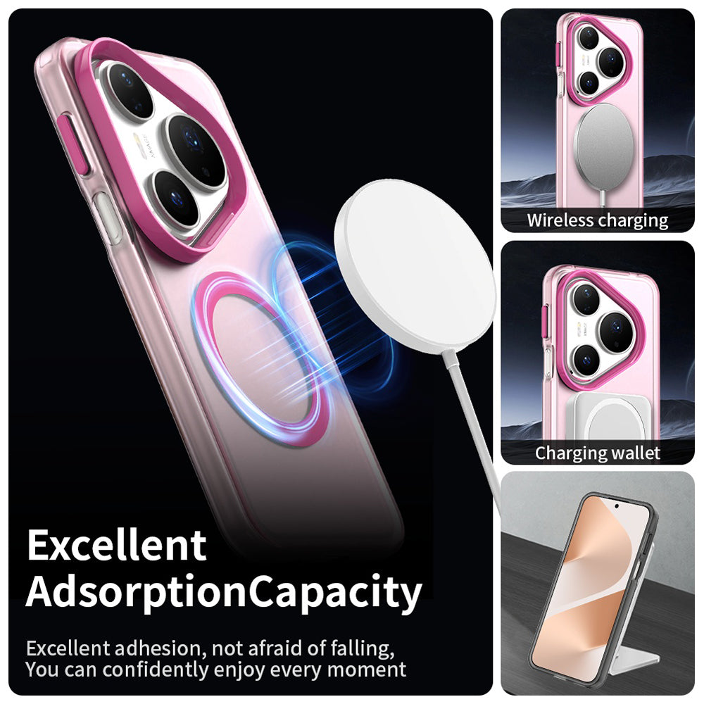 Coque MagSafe pour Huawei Pura 80 Pro, Techsuit, CandyCase, Rose