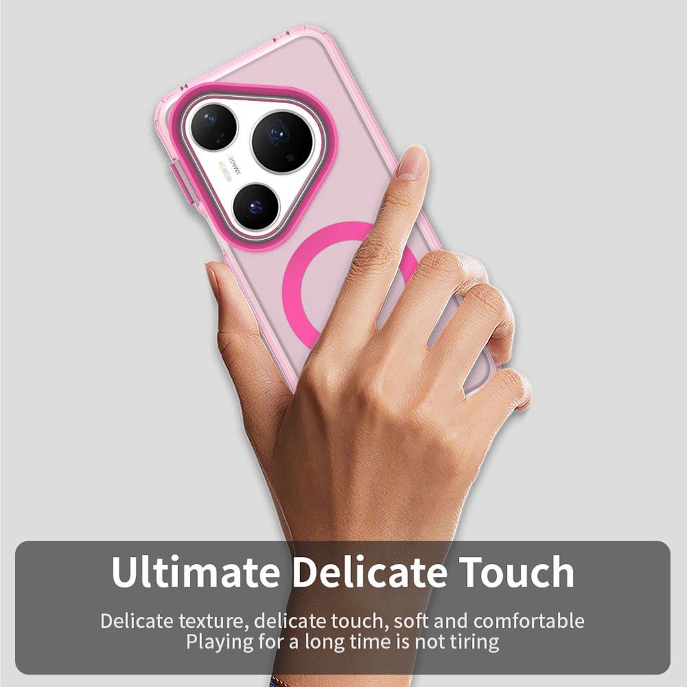 Coque MagSafe pour Huawei Pura 80 Pro, Techsuit, CandyCase, Rose