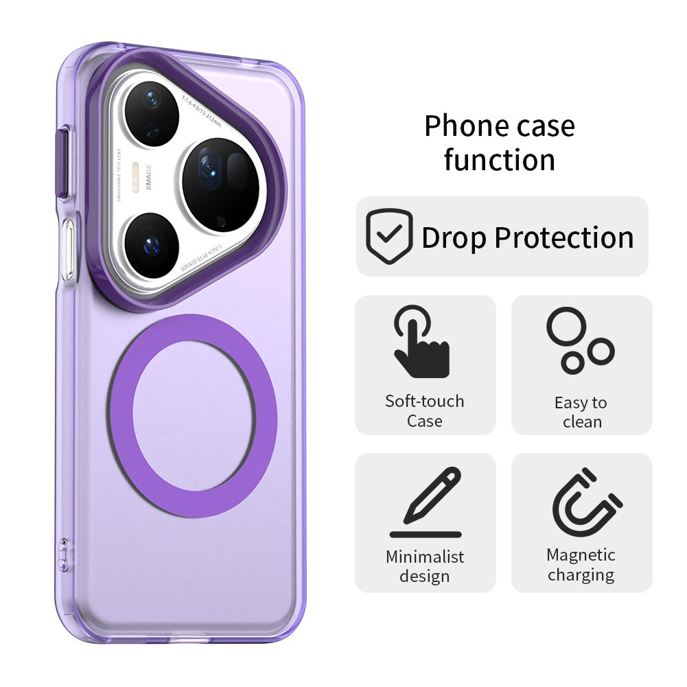 Coque MagSafe pour Huawei Pura 80 Ultra, Techsuit, CandyCase, Violet