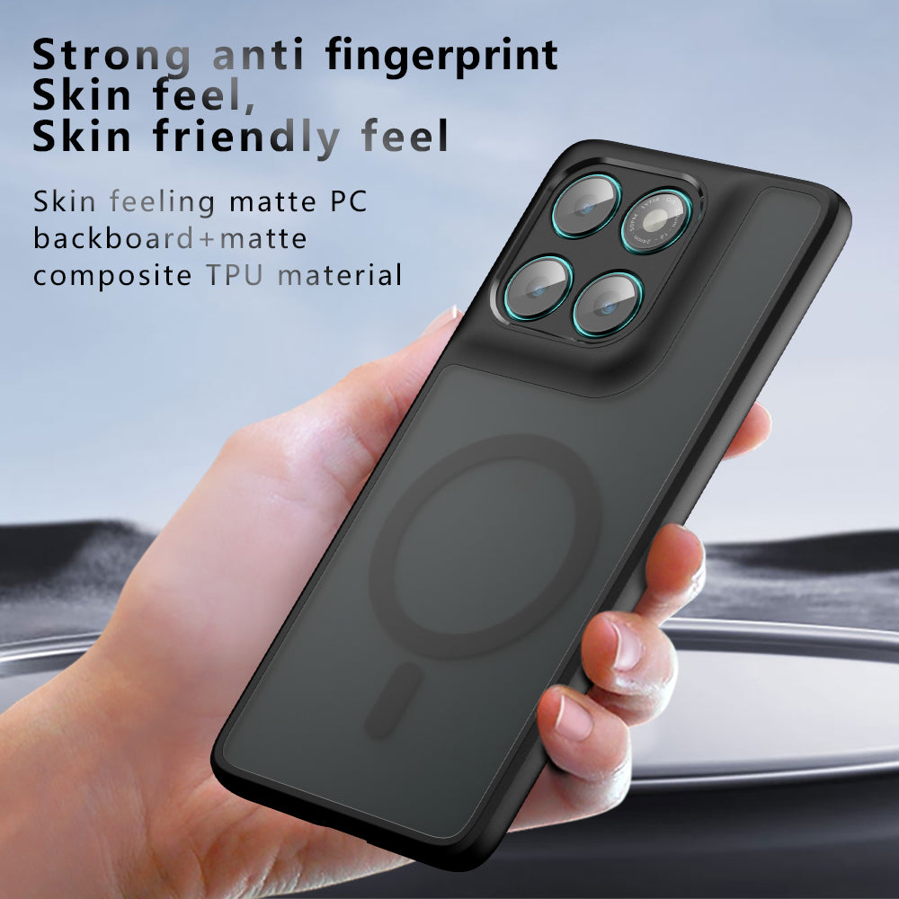 Coque MagSafe pour Motorola Edge 60 Fusion / Edge 60, Techsuit, PureFrost, Noire
