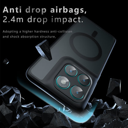Coque MagSafe pour Motorola Edge 60 Fusion / Edge 60, Techsuit, PureFrost, Noire