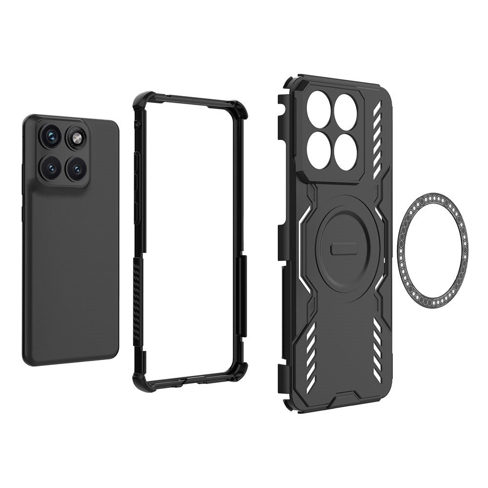 MagSafe Case for Motorola Edge 70 Fusion, Techsuit, ArmorMag, Blue