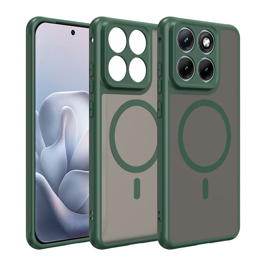 MagSafe Case for Motorola Edge 70 Fusion, Techsuit, HaloFrost II, Green