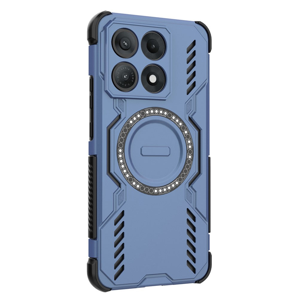 MagSafe-Hülle für Motorola Edge 70 Max, Techsuit, ArmorMag, Blau