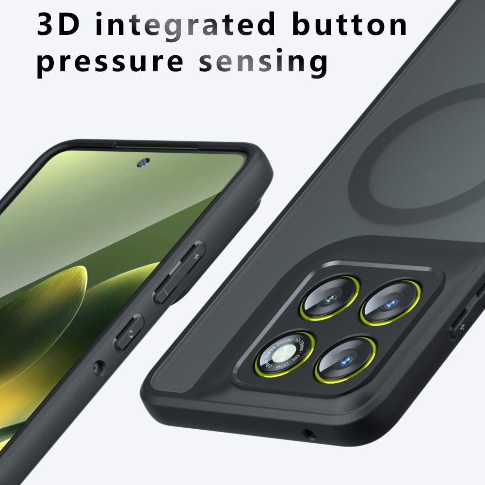 MagSafe Case for Motorola Edge 70 Pro, Techsuit, PureFrost, Satin Black