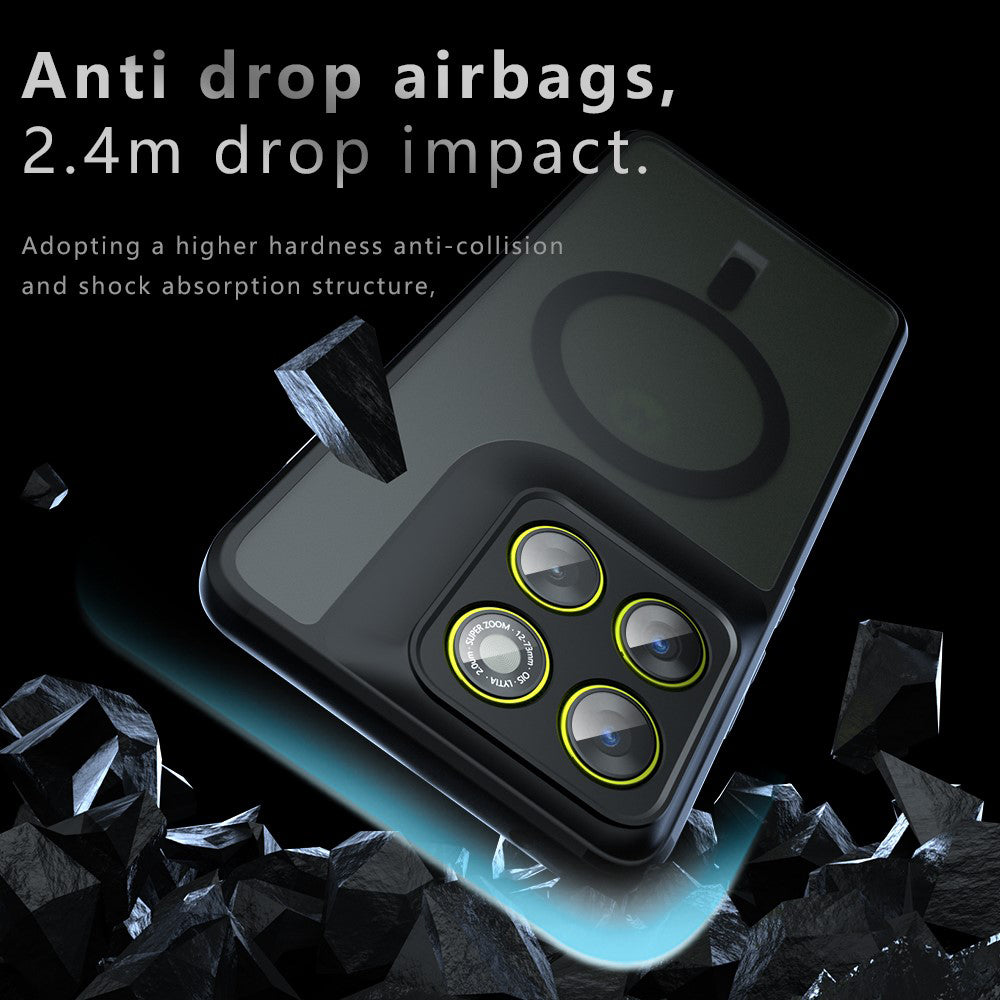 MagSafe Case for Motorola Edge 70 Pro, Techsuit, PureFrost, Satin Black