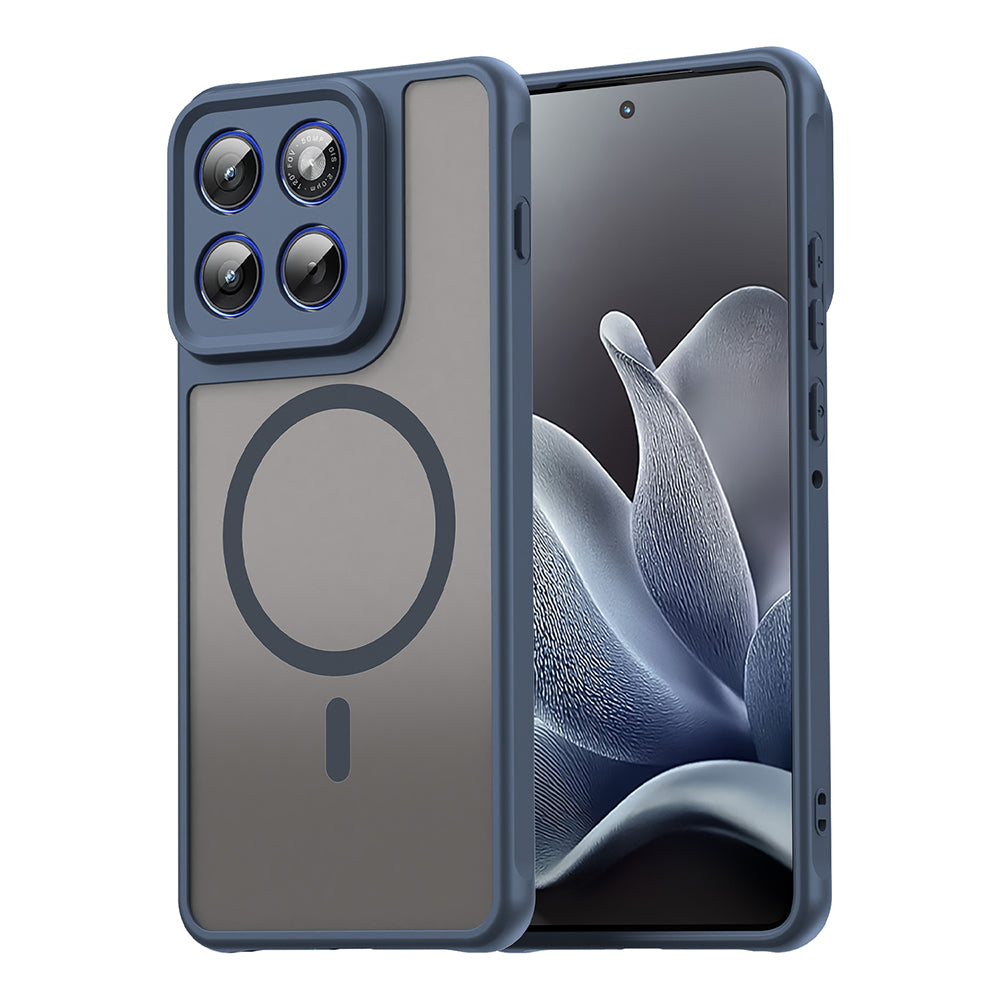 Housse MagSafe pour Motorola Edge 70, Techsuit, HaloFrost II, Bleu Marine