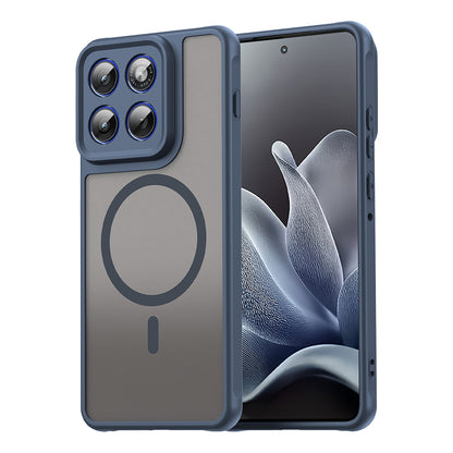 Housse MagSafe pour Motorola Edge 70, Techsuit, HaloFrost II, Bleu Marine