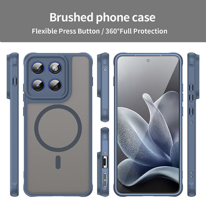 Housse MagSafe pour Motorola Edge 70, Techsuit, HaloFrost II, Bleu Marine