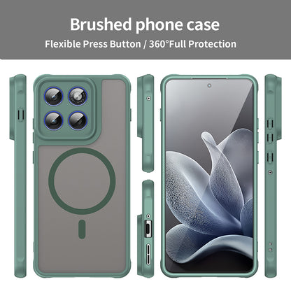 Étui MagSafe pour Motorola Edge 70, Techsuit, HaloFrost II, Vert