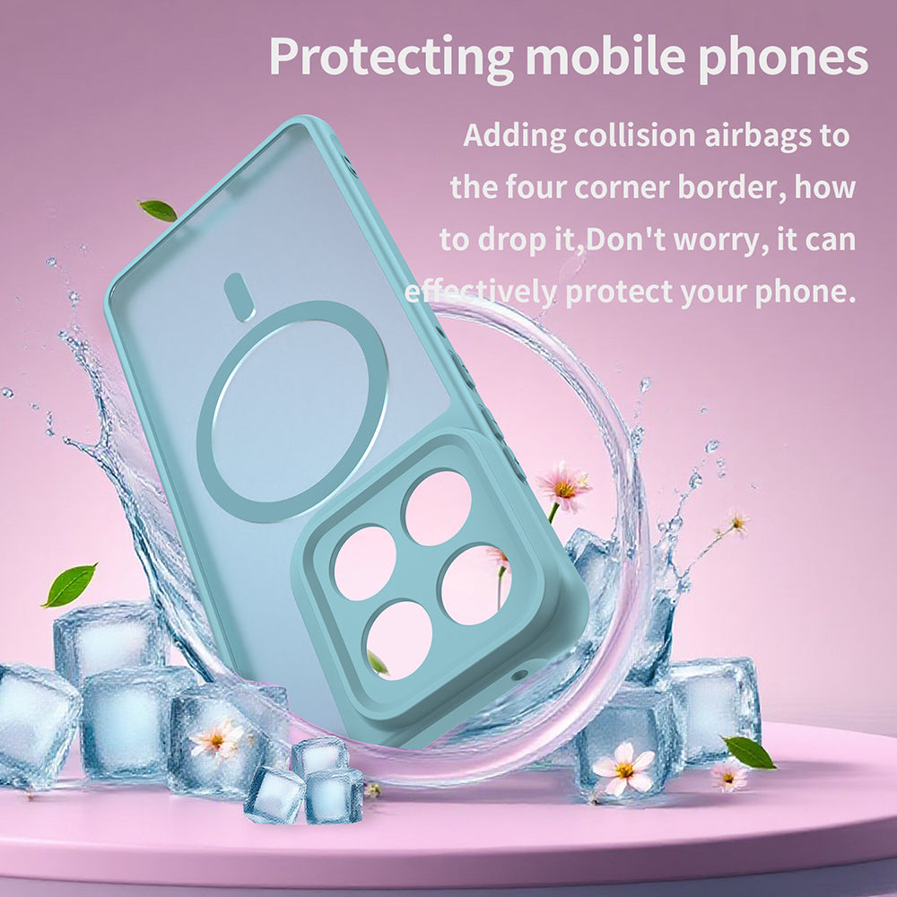 MagSafe Hülle für Motorola Edge 70, Techsuit, HaloFrost II, Hellgrün