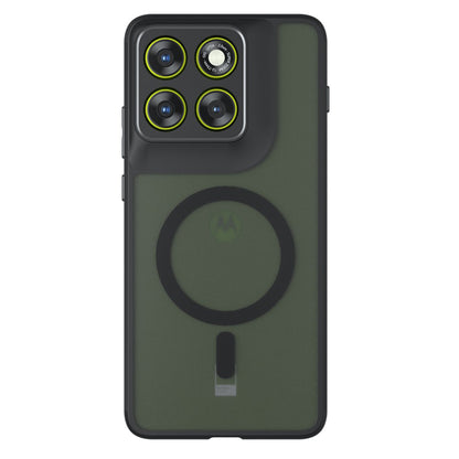 Étui MagSafe pour Motorola Edge 70, Techsuit, PureFrost, Noir Satiné