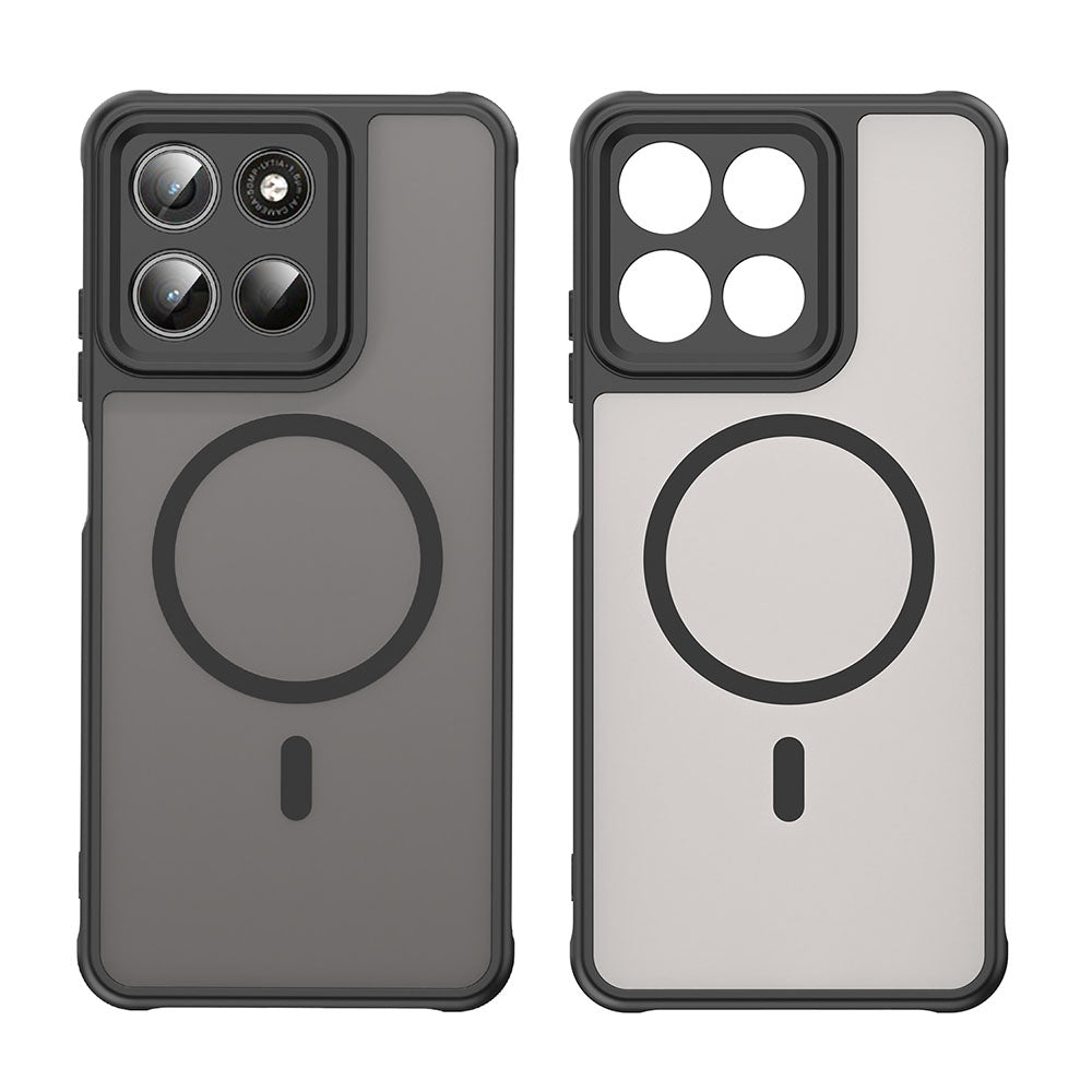 Coque MagSafe pour Motorola Moto G47 / G37 Power / G37, Techsuit, HaloFrost II, Noire