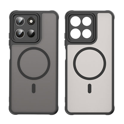 Coque MagSafe pour Motorola Moto G47 / G37 Power / G37, Techsuit, HaloFrost II, Noire