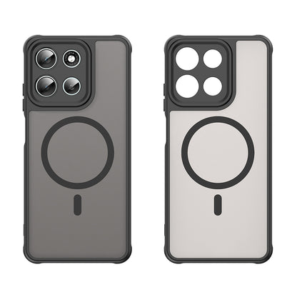 Coque MagSafe pour Motorola Moto G86, Techsuit, HaloFrost II, Noire