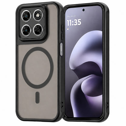 MagSafe Case for Motorola Moto G87 / G77 / G67, Techsuit, HaloFrost II, Black
