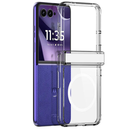 Coque MagSafe pour Motorola Razr 70 / Razr 60 / Razr 50, DUX DUCIS, Clin, transparente