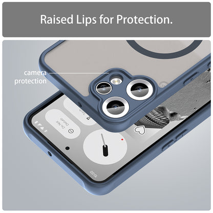 MagSafe Case for Nothing CMF Phone 2 Pro, Techsuit, HaloFrost II, Navy Blue
