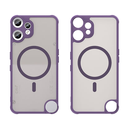 Coque MagSafe pour Nothing CMF Phone 2 Pro, Techsuit, HaloFrost II, Violet