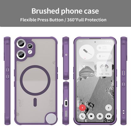 Coque MagSafe pour Nothing CMF Phone 2 Pro, Techsuit, HaloFrost II, Violet