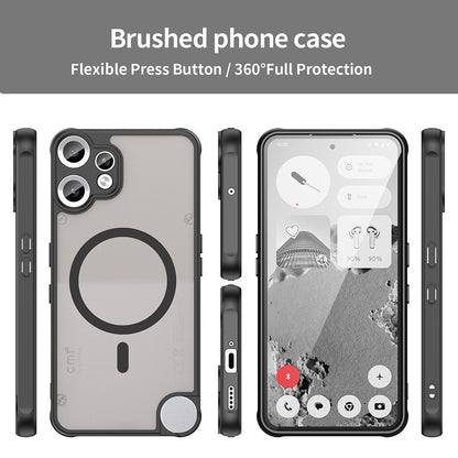 MagSafe Case for Nothing CMF Phone 2 Pro, Techsuit, HaloFrost II, Black