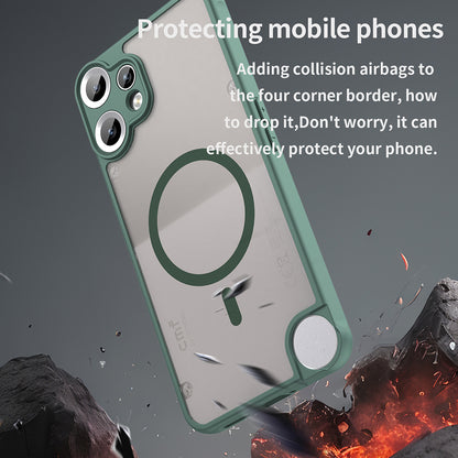 Coque MagSafe pour Nothing CMF Phone 2 Pro, Techsuit, HaloFrost II, Vert