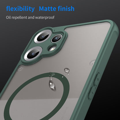 Coque MagSafe pour Nothing CMF Phone 2 Pro, Techsuit, HaloFrost II, Vert