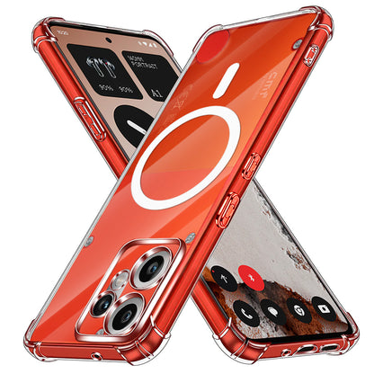 Coque MagSafe pour Nothing CMF Phone 2 Pro, Techsuit, Antichoc, Transparente