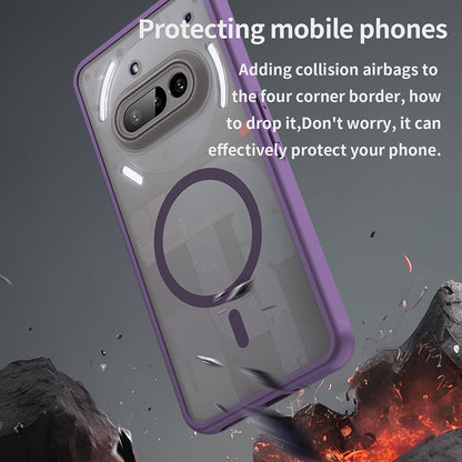 MagSafe-Hülle für Nothing Phone (3a), Techsuit, HaloFrost II, Lila