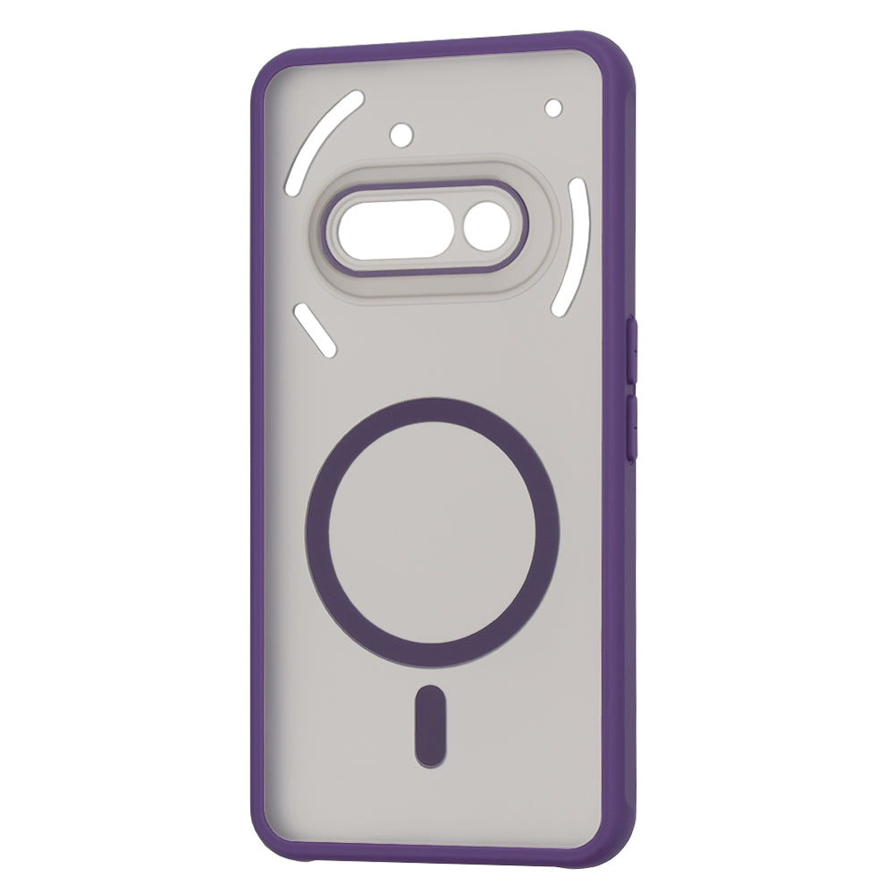 MagSafe-Hülle für Nothing Phone (3a), Techsuit, HaloFrost, Dunkellila