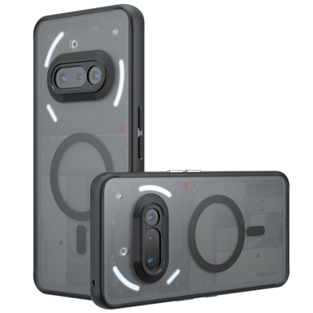 Coque MagSafe pour Nothing Phone (3a), Techsuit, PureFrost, Noire