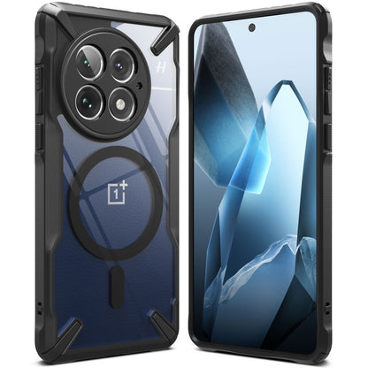 Coque MagSafe pour OnePlus 13, Ringke, Fusion X, Noire