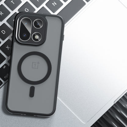 Étui MagSafe pour OnePlus 15, Techsuit, PureFrost, Noir Satiné