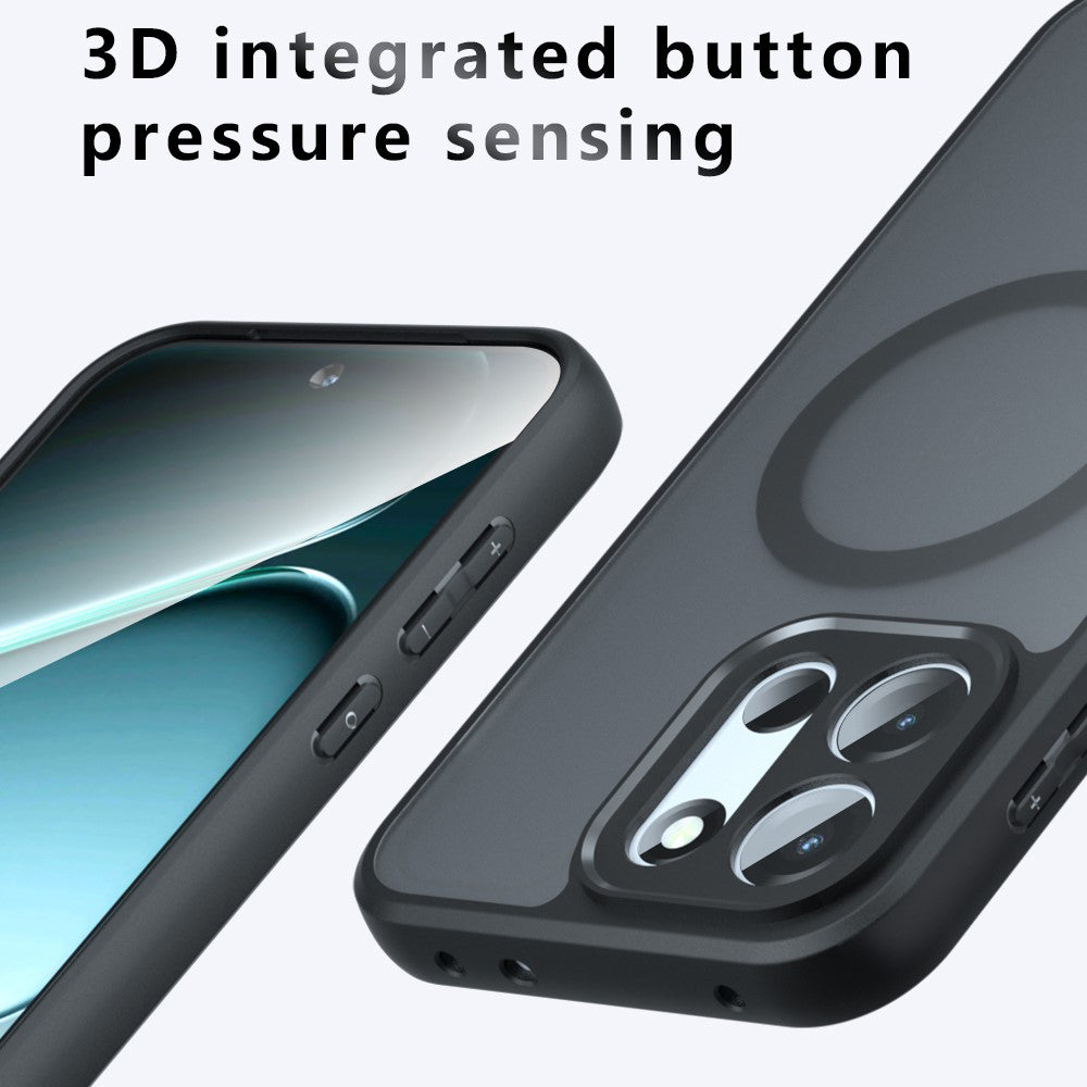 MagSafe-Hülle für OnePlus Nord 6, Techsuit, PureFrost, Satin Schwarz