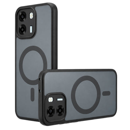 MagSafe Case for Oppo A6 4G, Techsuit, PureFrost, Satin Black