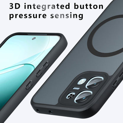 MagSafe Case for Oppo A6 4G, Techsuit, PureFrost, Satin Black