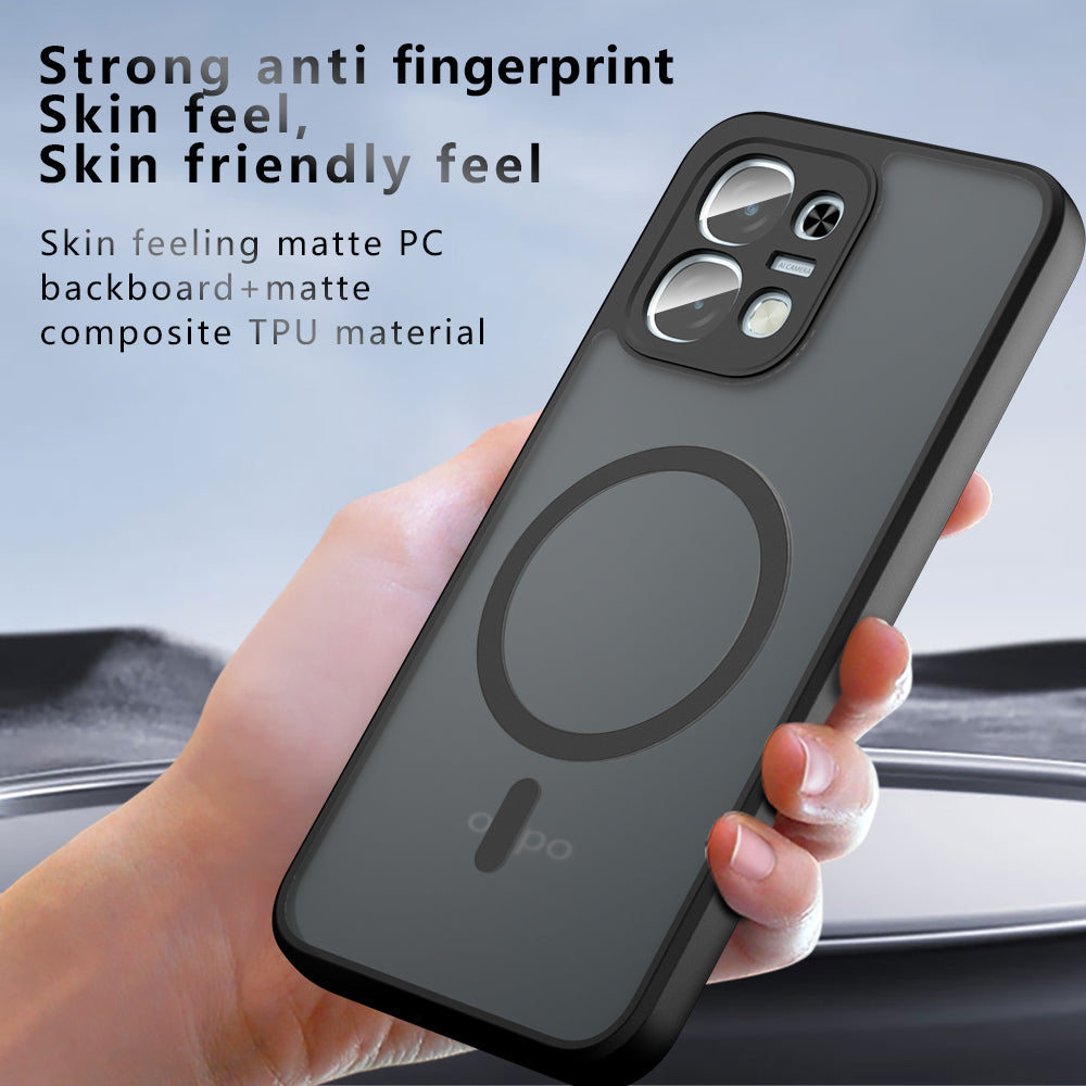 MagSafe Case for Oppo A6 4G, Techsuit, PureFrost, Satin Black